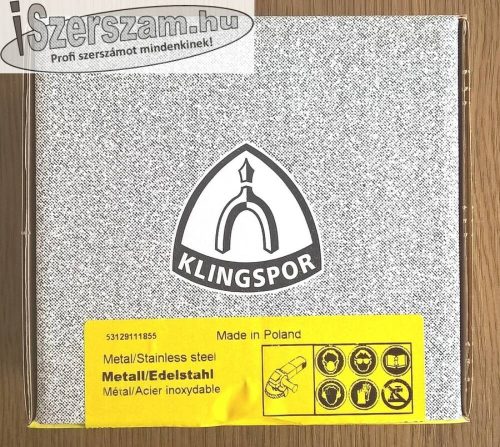 KLINGSPOR Flíz lamellás csiszolótányér SMT 800 SPECIAL 115-125x22,23 mm kúpos,12°