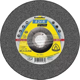   KLINGSPOR Csiszolókorong A 24 N SUPRA 115-230x4-8x22,23 mm domború INOX Kronenflex
