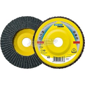   KLINGSPOR Lamellás csiszolótányér SMT 925 SPECIAL 115-180x22,23 mm k24-k80 zirkonkorund kúpos,12°/egyenes