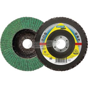   KLINGSPOR Lamellás csiszolótányér SMT 636 SUPRA 115-180x22,23 mm k40-k80 zirkonkorund multi-kötőanyaggal kúpos,6°