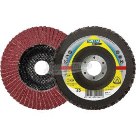   KLINGSPOR Lamellás csiszolótányér SMT 924 SPECIAL 115-125x22,23 mm k40-k80 kerámia korund kúpos,6°