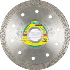   KLINGSPOR Gyémánt vágókorong DT 900 FP SPECIAL 115x1,4x22,23 mm 1,4x10 mm profilírozott vágószél 331039