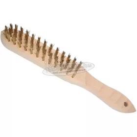   ABRABORO kézi kefe hullámosított acéldróttal 0,30 4-soros