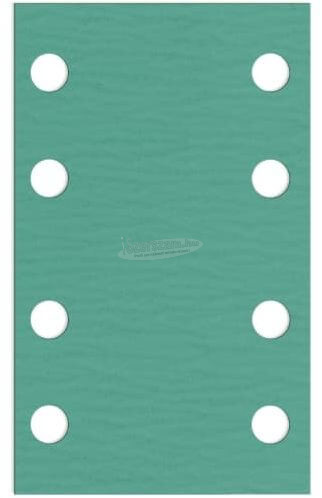 KLINGSPOR Csiszoló csík PS 77 CK T-ACT tépőzáras hatóanyaggal bevont 80x133 mm k100 lyukasztási forma GL18 korund (csiszolópapír) 353125