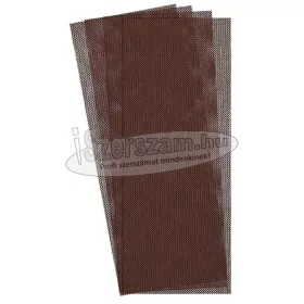   KLINGSPOR Rácsszalag AN 400 80x133 mm k80-k400 korund vízálló, tépőzáras (csiszolórács)