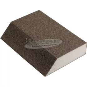   KLINGSPOR Csiszolóhasáb SK 700 A Alumínium-oxid 125x89x25 mm k60-k120 korund kemény (rugalmas, 4 oldalon szemcsés)