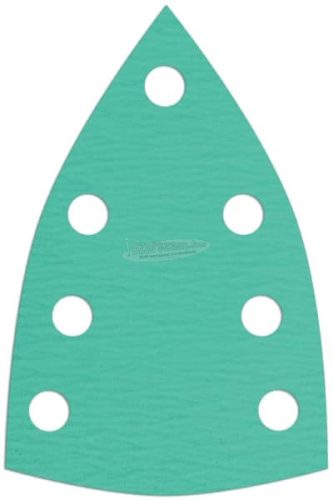 KLINGSPOR Csiszolótárcsa tépőzáras PS 77 CK T-ACT hatóanyaggal bevont 98x148 mm k60 lyukasztási forma GLS24 korund (csiszolópapír) 353117