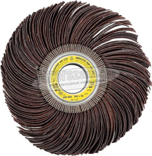 KLINGSPOR Lamellás csiszolókerék mm 650 250x50x43,1 mm k150 korund (LS 309 JF csiszolómop) 2483
