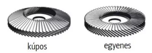 KLINGSPOR Lamellás csiszolótányér SMT 626 SUPRA 115-180x22,23 mm k36-k120 zirkonkorund kúpos,6°
