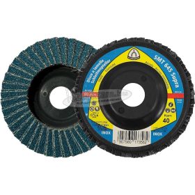  KLINGSPOR Lamellás csiszolótányér SMT 645 SUPRA 115x22,23 mm k40-k80 zirkonkorund egyenes