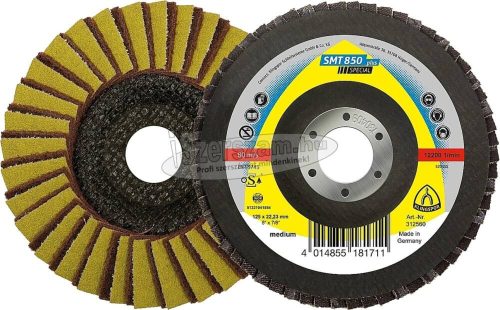 KLINGSPOR Kombinált csiszolótányér SMT 850 plus SPECIAL 115x22,23 mm k60 Coarse/durva kúpos 312556