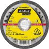 KLINGSPOR Vágókorong A 646 R SUPRA 115-230x1,6-1,9x22,23 mm egyenes/domború acél Kronenflex