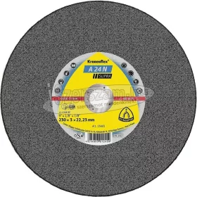   KLINGSPOR Vágókorong A 24 N SUPRA 115-230x2,5-3x22,23 mm egyenes/domború INOX Kronenflex