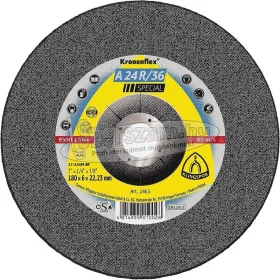   KLINGSPOR Csiszolókorong A 24 R/36 SPECIAL 115-180x6x22,23 mm domború nemesacél Kronenflex