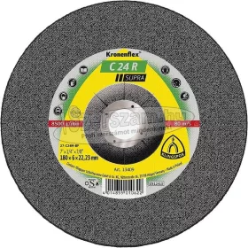   KLINGSPOR Csiszolókorong C 24 R SUPRA 115-180x6x22,23 mm domború kő/beton Kronenflex