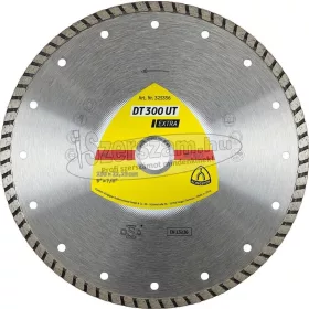   KLINGSPOR Gyémánt vágókorong DT 300 UT EXTRA 100-230x16-22,23 mm folyamatos turbó vágóél
