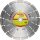 KLINGSPOR Gyémánt vágókorong DT 900 B SPECIAL 230x2,6x22,23 mm 15 szegmens 42x2,6x12 mm Standard fogazás 325034