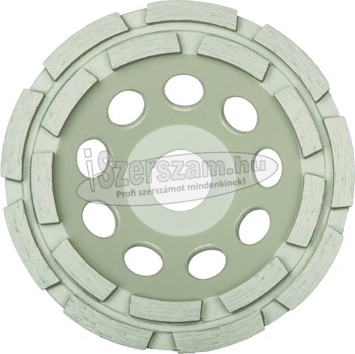 KLINGSPOR Gyémánt csiszolótányér DS 600 B SUPRA 100x8,5x22,23 mm 20 mm 16 szegmens 8,5x5,5 mm 2R Szűkítő gyűrű 16 330621