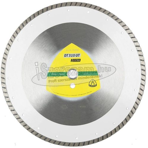 KLINGSPOR Gyémánt vágókorong DT 310 UT EXTRA 300x3x20 mm 3x10 mm Folyamatos turbó vágóél 334092