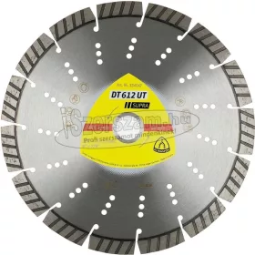   KLINGSPOR Gyémánt vágókorong DT 612 UT SUPRA 300-400x20-25,4 mm turbószegmens