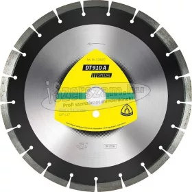   KLINGSPOR Gyémánt vágókorong DT 910 A SPECIAL 300-500x25,4 mm szűk foghézag