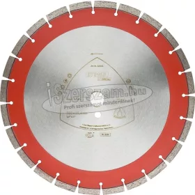   KLINGSPOR Gyémánt vágókorong DT 910 B SPECIAL 400x3,6x25,4 mm 28 szegmens 40x3,6x11 mm Szűk szegmenshézag 349230
