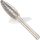 KLINGSPOR Keményfém turbomaró HF 100 H 8x19x6 mm Keresztfogazás lángnyelv marócsap 64 mm 296193