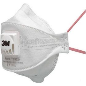 3M Részecskeszűrő maszk FFP3 ComfortPlus 9332+ szelepes félálarc NR D