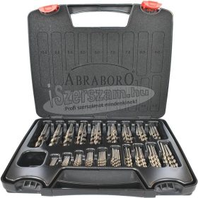   ABRABORO HSS-Co SPEED fémcsigafúró készlet 170 részes (1-8x0,5) x10+(8,5-10) x5mm DIN338
