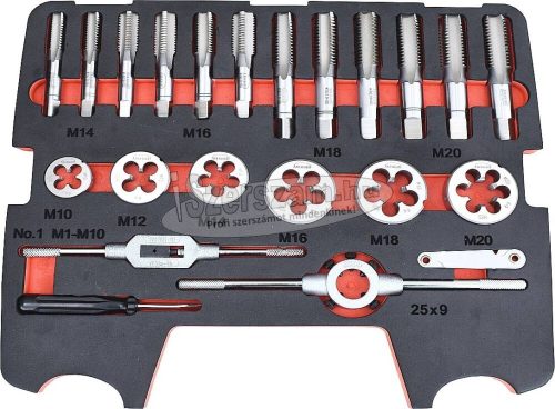 ABRABORO HSS-G menetvágó szerszámkészlet 56 részes M3-M20