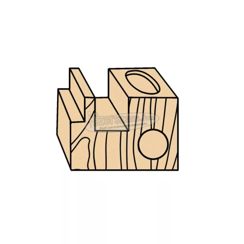 ABRABORO Horonymaró HM, kétélű homlokéllel 3x37/6mm