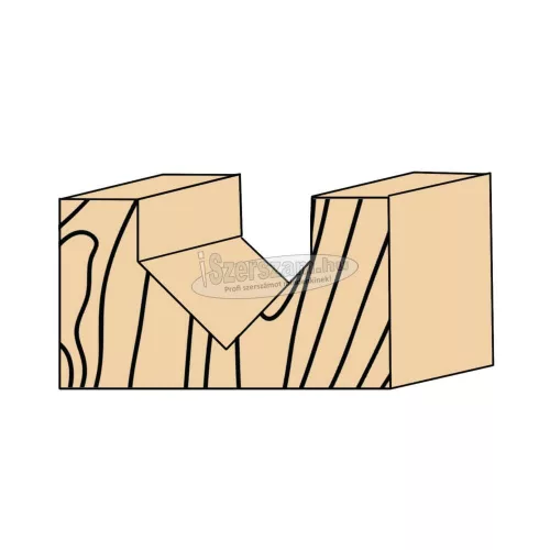 ABRABORO V-horonymaró HM 16x48/12,7mm R90°