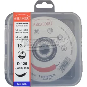 ABRABORO fémvágó korong INOX chili 115x1,0x22,23mm T41