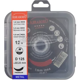   ABRABORO fémvágó korong INOX chili premium 115x1,0x22,23mm T41