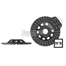   ABRABORO Gyémántszemcsés csiszoló 125x22,23mm PKD szegmensekkel