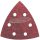 ABRABORO Delta Tépőzáras csiszolópapír 94x94mm k120 6 lyukas