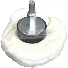   ABRABORO Csapos polírozó 75mm d6mm gomba típusú pamut rongykorong