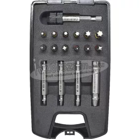 ABRABORO Bit és törtcsavar kiszedő készlet 17 részes