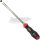 ABRABORO lapos csavarhúzó SL12x2x200mm Hatszögpengés CrMoV-acél