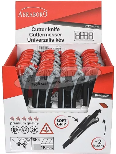 ABRABORO Kés SOFT GRIP PLUS 2K univerzális