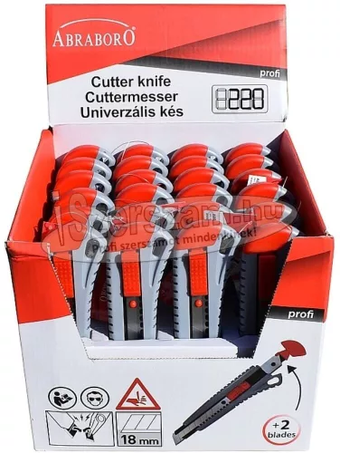 ABRABORO Kés ABS műanyag házzal