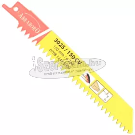ABRABORO Orrfűrészlap 130mm 6fog/" CV 3025/150