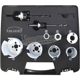   ABRABORO HM lyukfűrész készlet 19/22/32/35/40/51/64mm vizes