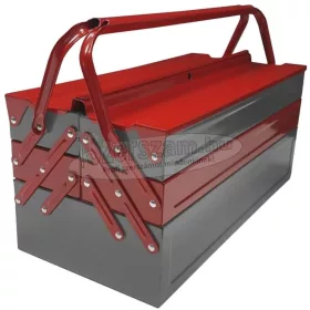 Z-TOOLS Fém szerszámos láda, zárható