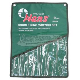 HANS csillag-villáskulcs vászon tartó 14 részes 16614MP