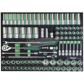   HANS 1/2" dugókulcs készlet 95 részes TTF-95 fiókmodul Cr-V