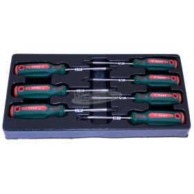   HANS furatos TORX csavarhúzó készlet TH10-TH40 7 részes TT-18 fiókmodul Cr-V