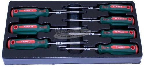 HANS furatos TORX csavarhúzó készlet TH10-TH40 7 részes TT-18 fiókmodul Cr-V