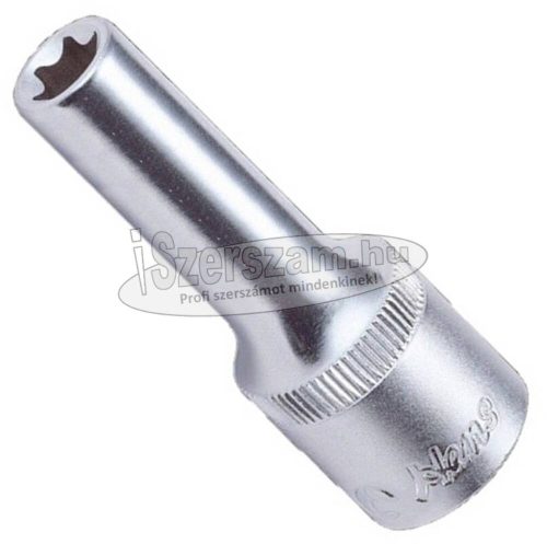 HANS 1/2" E-STAR hosszú dugókulcsfej E8x76mm 4310E08 Cr-V