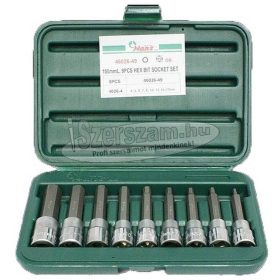   HANS 1/2" imbusz hosszú bit-dugókulcsfej készlet SW4-SW17 9 részes 46026-49 W/S2